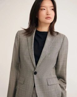 Ebony Pure Wool Suit Jacket