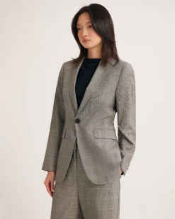 Ebony Pure Wool Suit Jacket