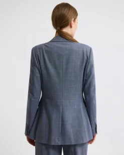 Ebony Wool Blend Suit Jacket