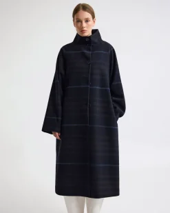 Edi Wool Funnel Collar Coat