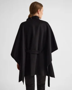 Elodie Wool Blend Cape