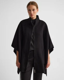Elodie Wool Blend Cape