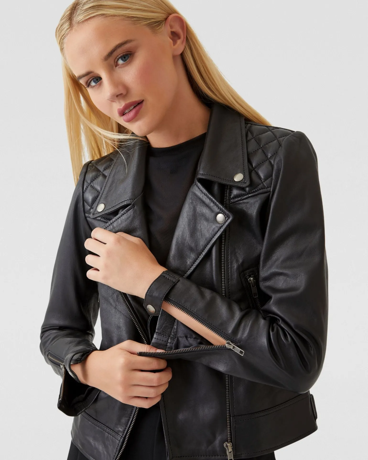Emma Biker Leather Jacket