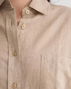 Erika Washed Casual Linen Shirt