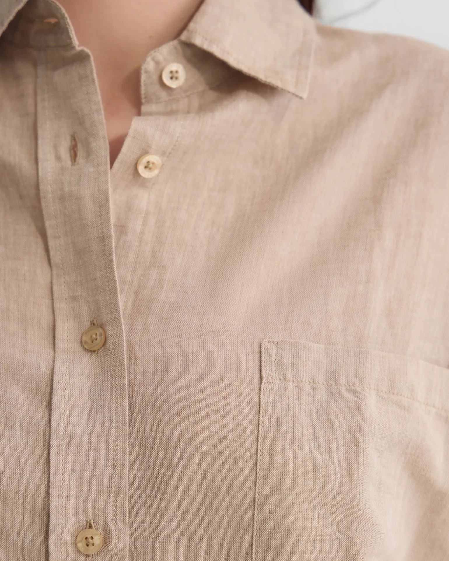 Erika Washed Casual Linen Shirt
