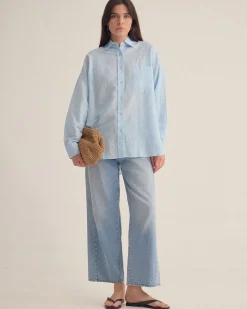 Erika Washed Casual Linen Shirt
