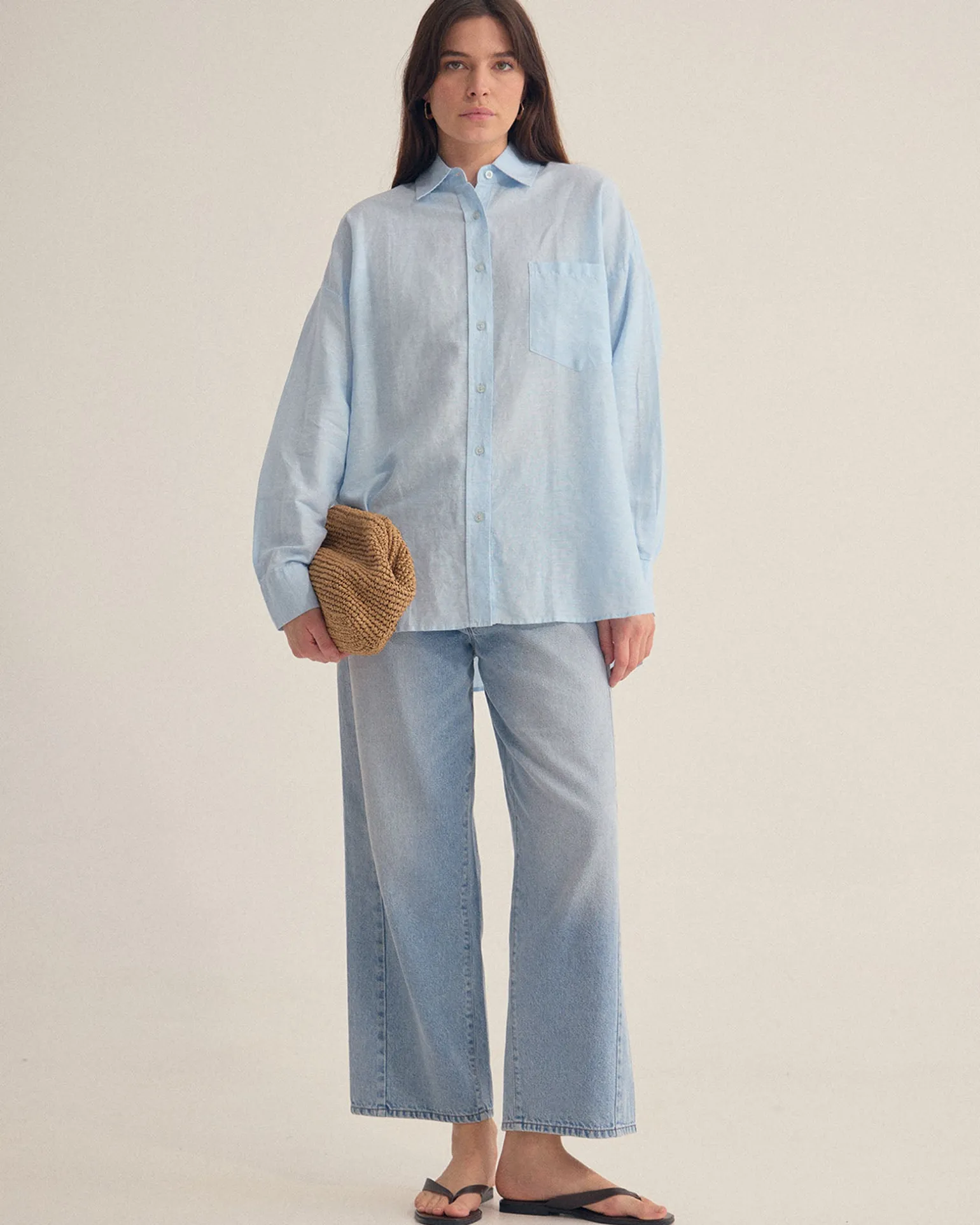 Erika Washed Casual Linen Shirt