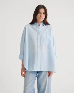 Erika Washed Casual Linen Shirt