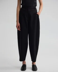 Etta Barrel Leg Cotton Pant