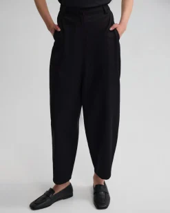 Etta Barrel Leg Cotton Pant