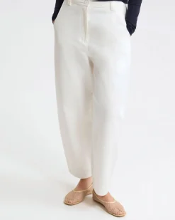 Etta Barrel Leg Cotton Pant