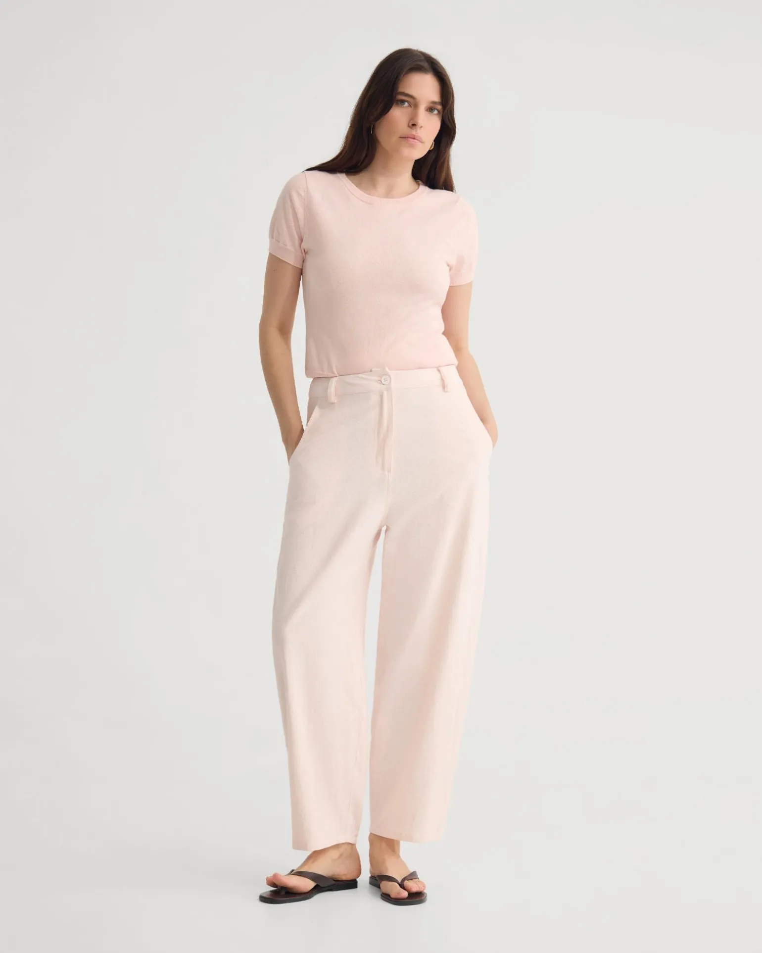 Etta Barrel Leg Pant