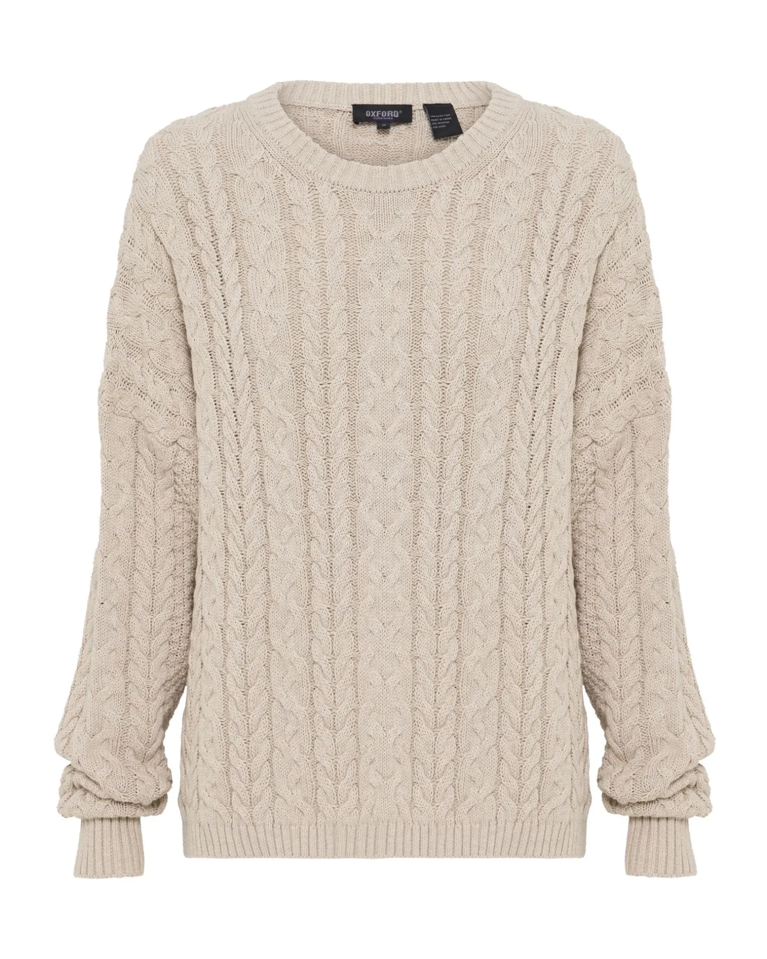Evie Cable Knit Crew Neck