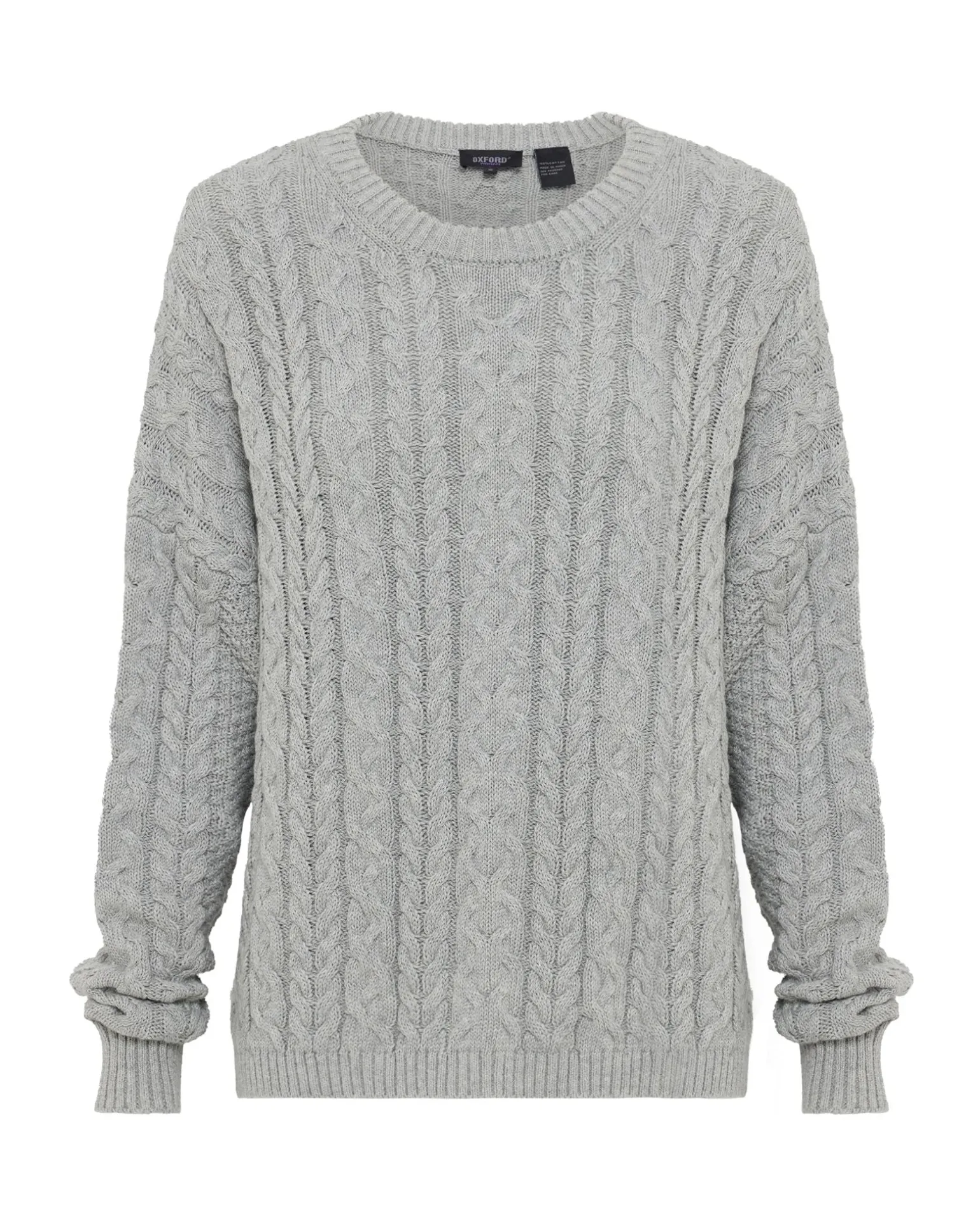 Evie Cable Knit Crew Neck