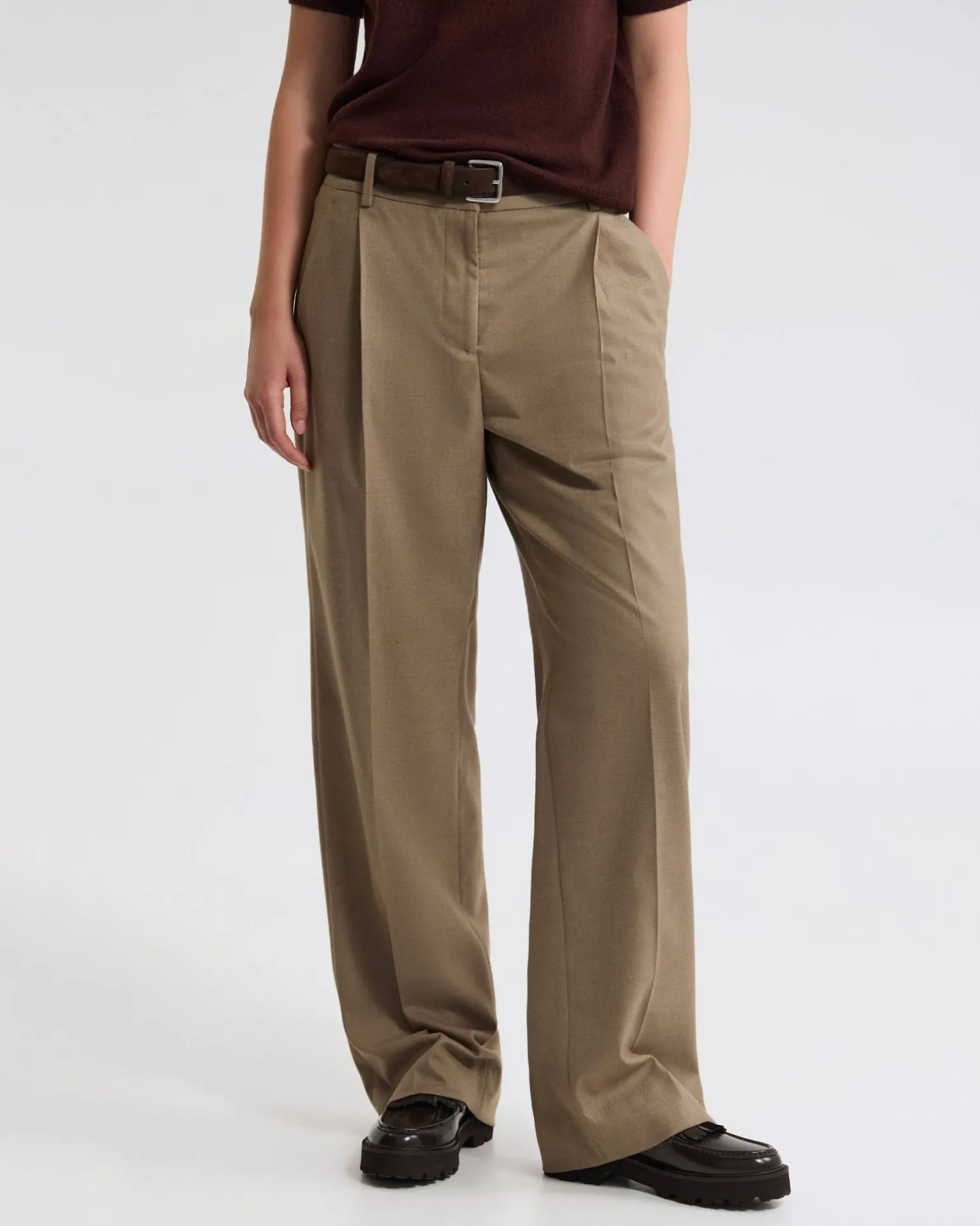 Evi Stretch Flannel Pant