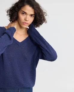 Fleur Chunky V-Neck Knit