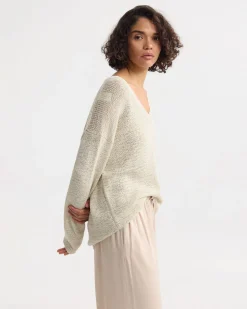 Fleur Chunky V-Neck Knit