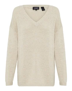 Fleur Chunky V-Neck Knit
