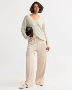 Fleur Chunky V-Neck Knit