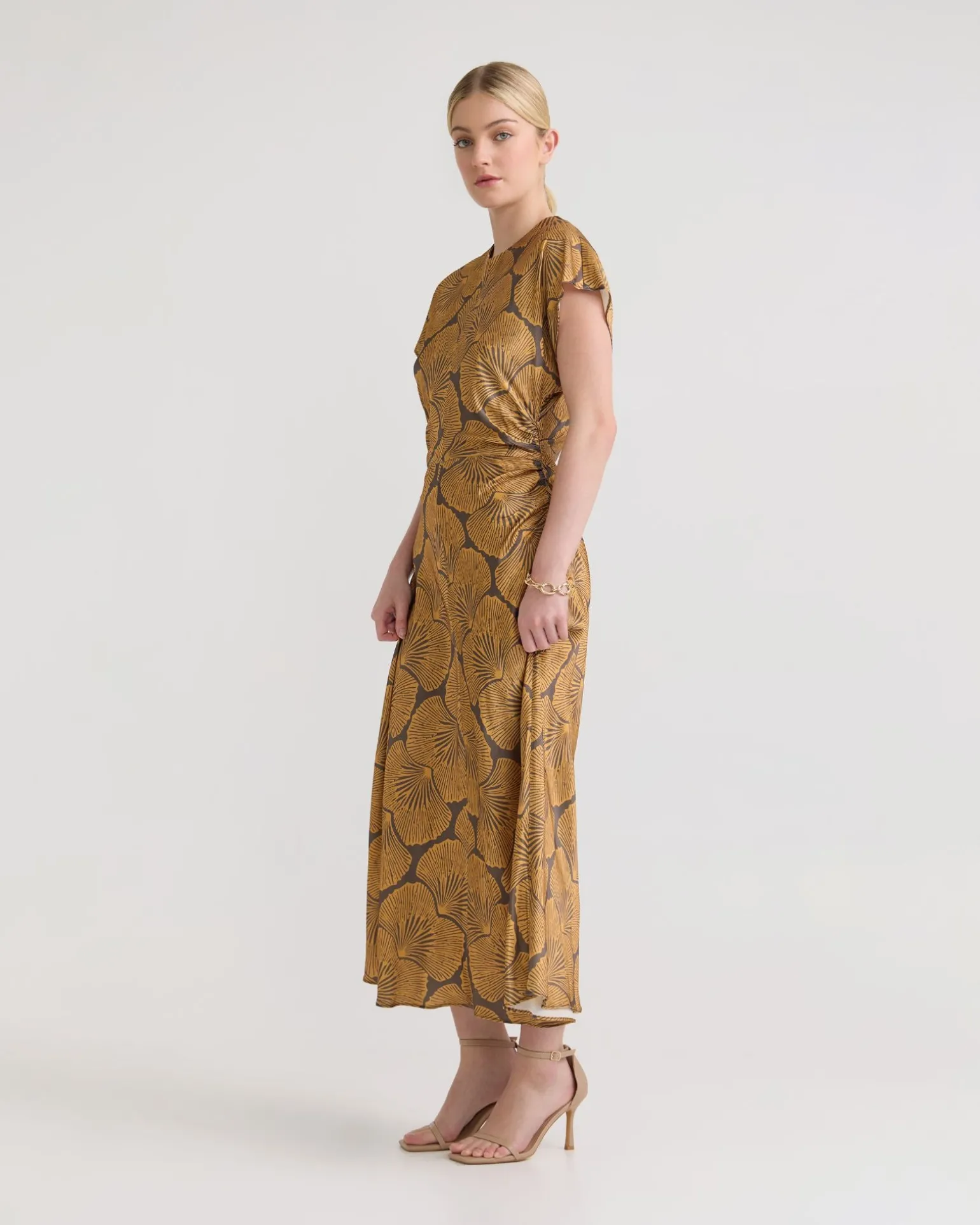 Fleur Printed Twill Dress