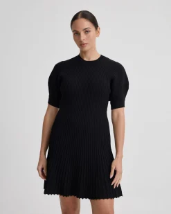 Florence Knitted Pleat Dress