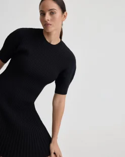 Florence Knitted Pleat Dress