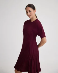 Florence Knitted Pleat Dress