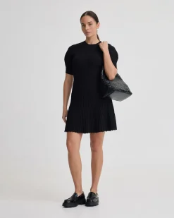 Florence Knitted Pleat Dress