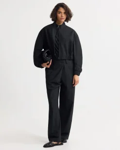 Frankie Crop Bomber Jacket