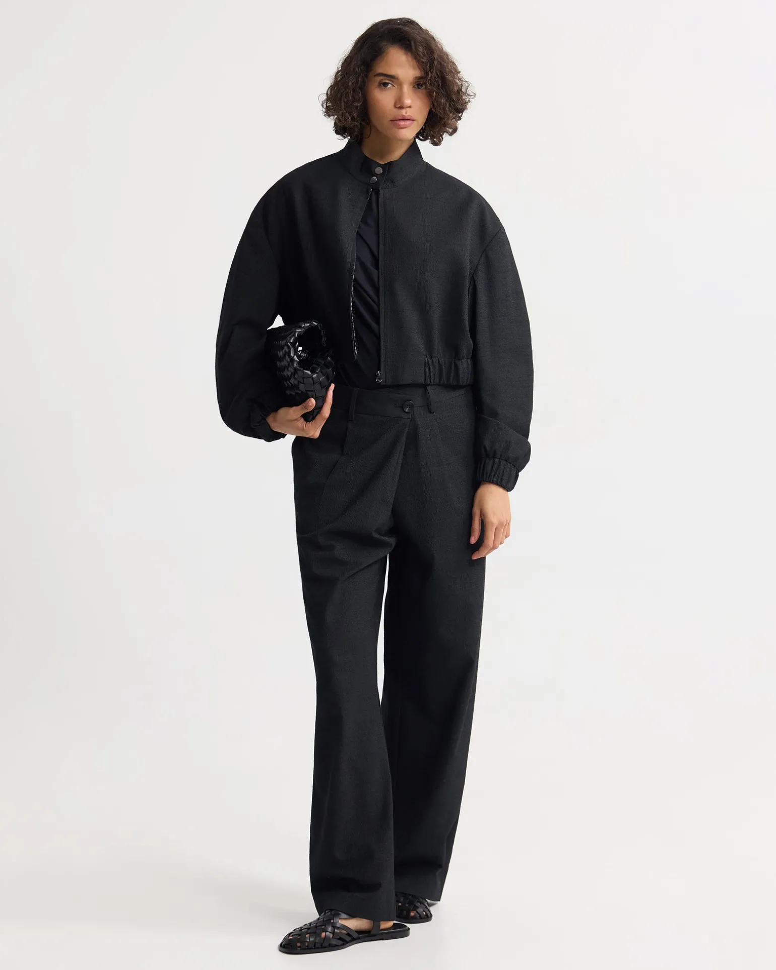 Frankie Crop Bomber Jacket