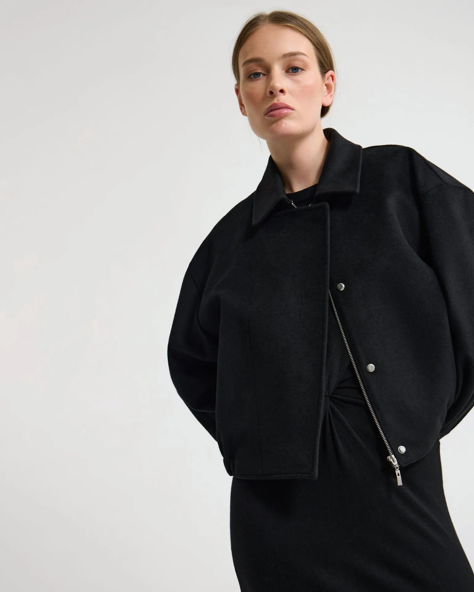 Freja Detatch Faux Fur Trim Jacket