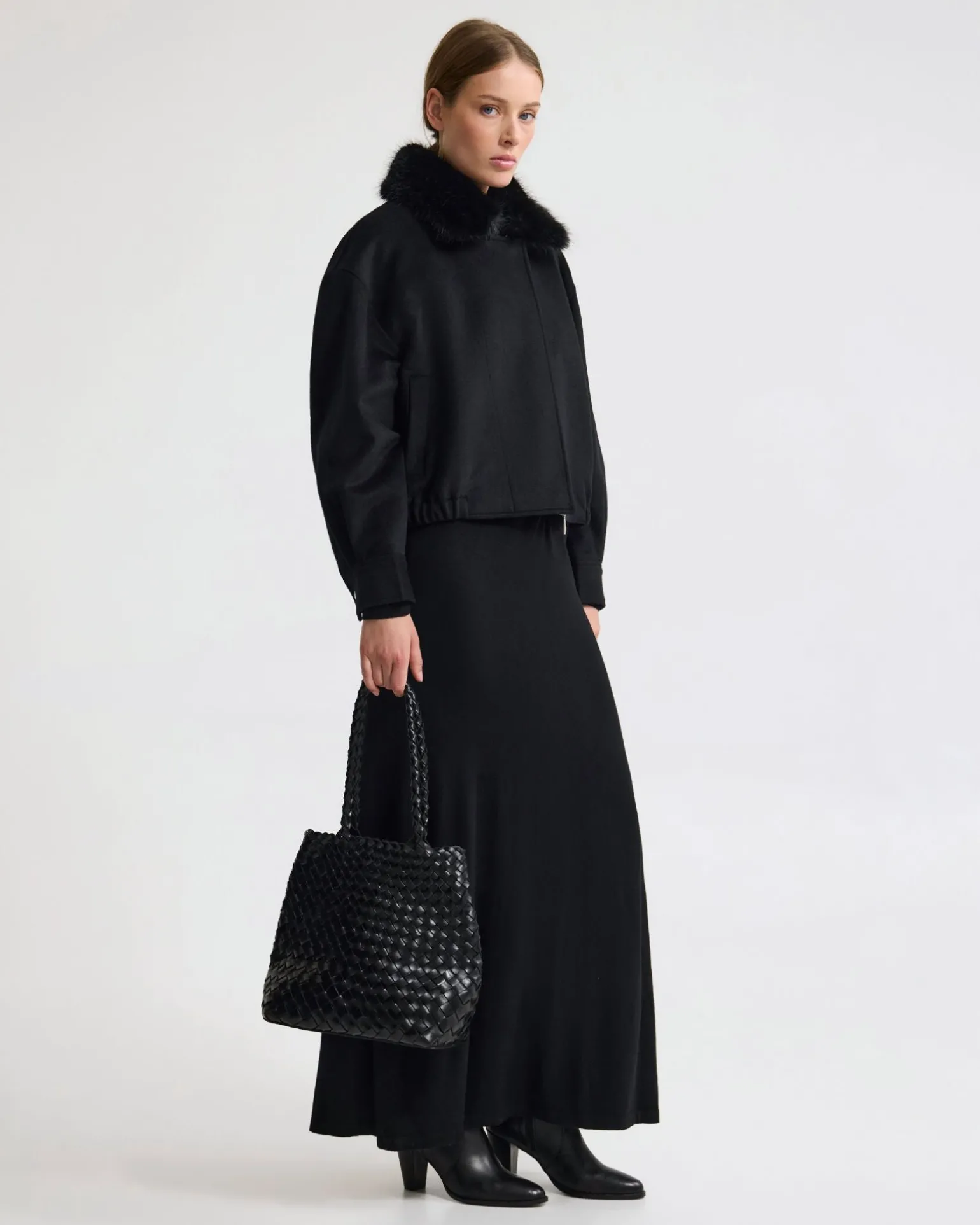 Freja Detatch Faux Fur Trim Jacket
