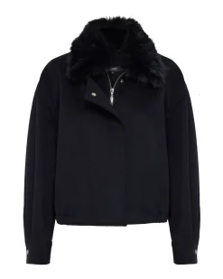 Freja Detatch Faux Fur Trim Jacket