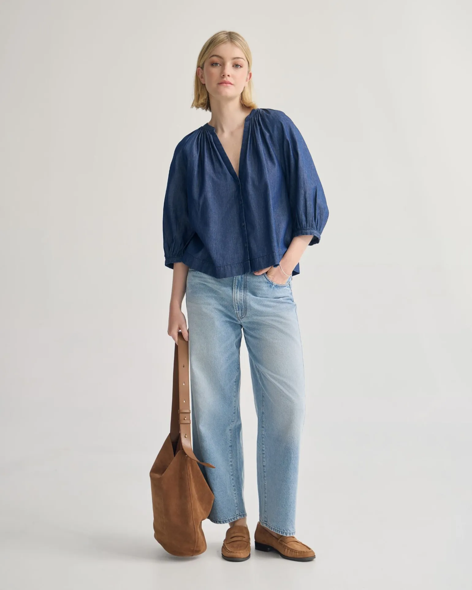 Freya Button Up Top