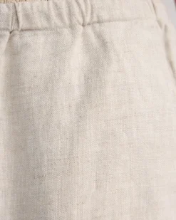 Gabriele Crop French Linen Pant