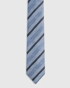 Gabriel Stripe 7Cm Silk Tie