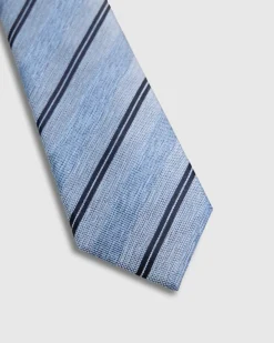 Gabriel Stripe 7Cm Silk Tie