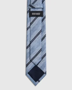 Gabriel Stripe 7Cm Silk Tie