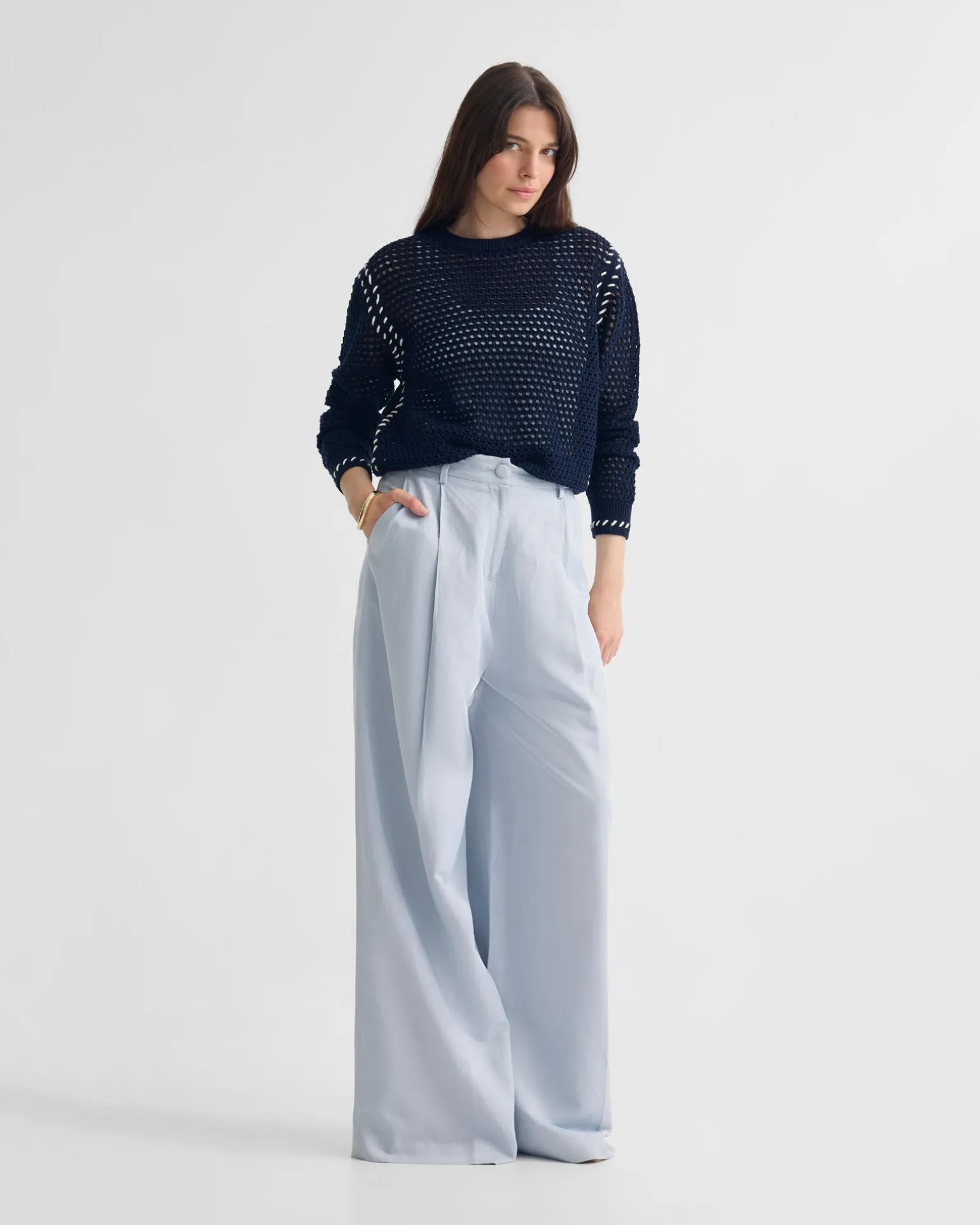 Gaby Cotton Crew Neck