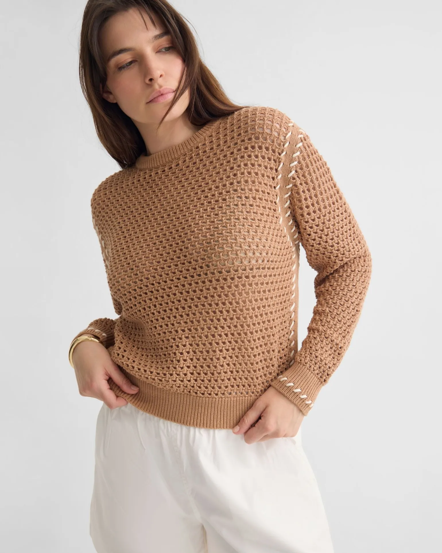 Gaby Cotton Crew Neck