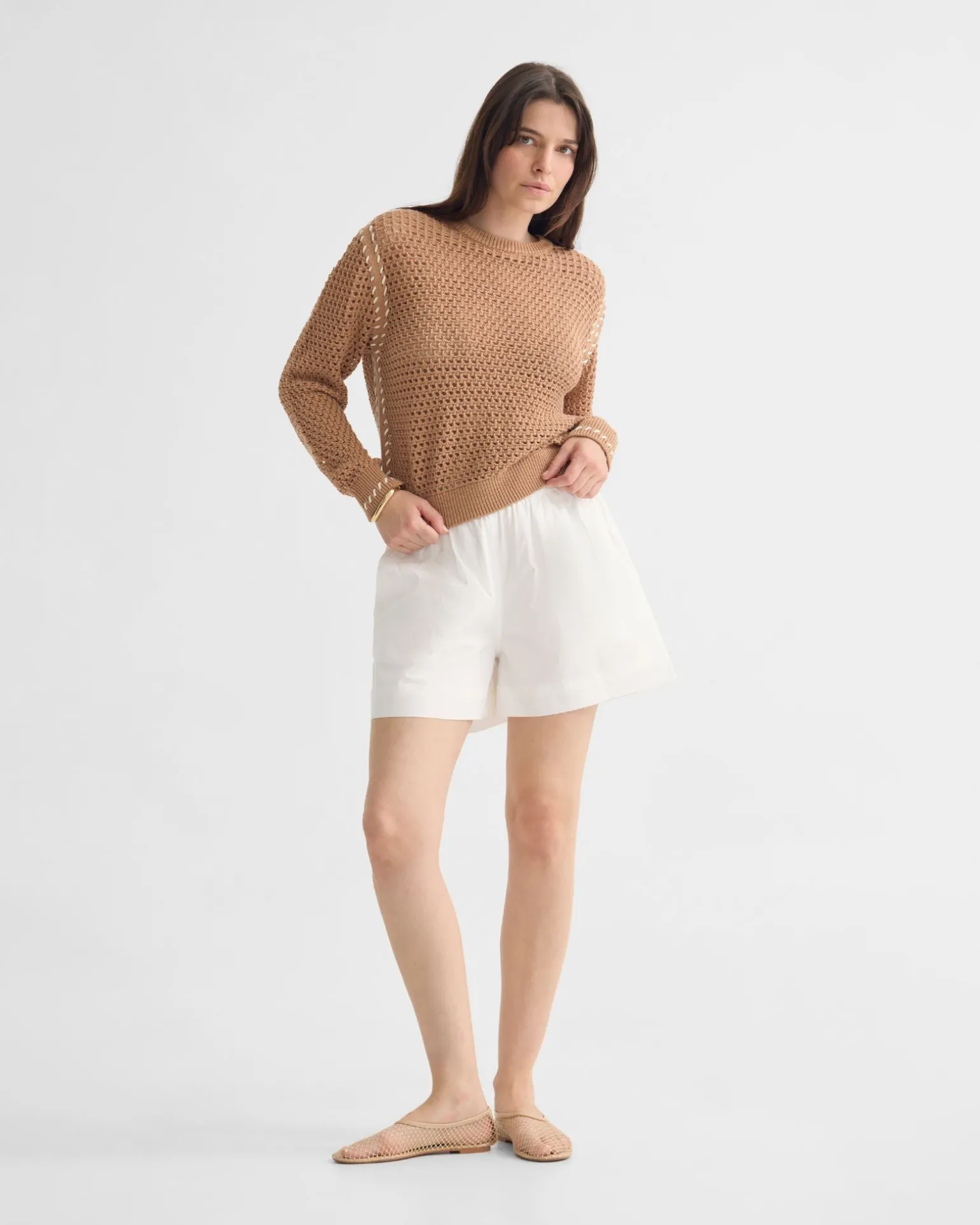 Gaby Cotton Crew Neck