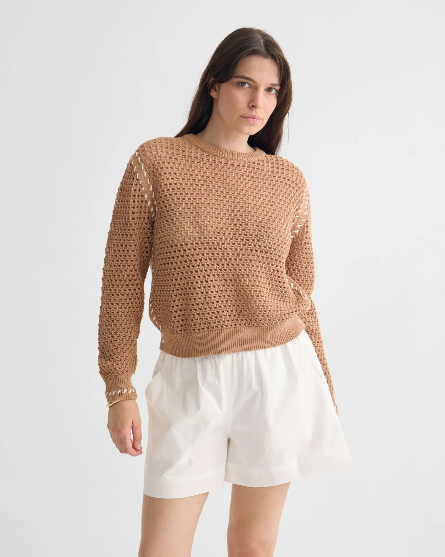 Gaby Cotton Crew Neck