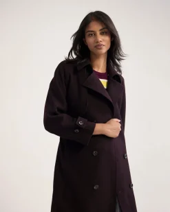 Gemma Wool Rich Trench Coat