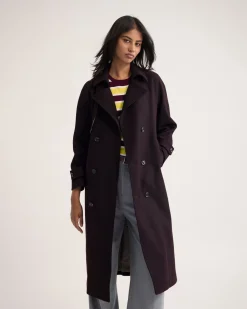 Gemma Wool Rich Trench Coat