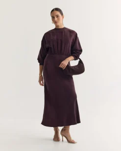 Georgina Cupro Dress