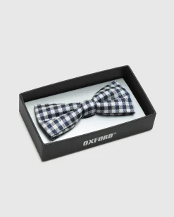 Gingham Silk Bow Tie