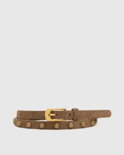 Gloria Skinny Stud Belt