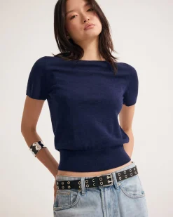 Grace Short Sleeve Merino Knit
