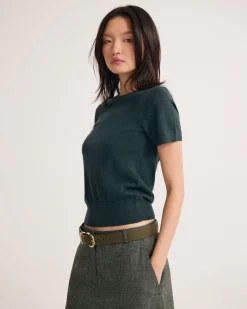 Grace Short Sleeve Merino Knit