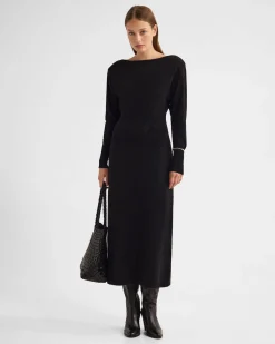 Greta Knitted Balloon Sleeve Dress